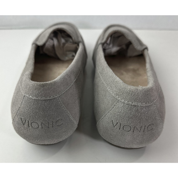 Vionic Debbie Slip On Loafers Flats Shoes Moccasins Suede Taupe Women’s Size 9.5 - Picture 5 of 11